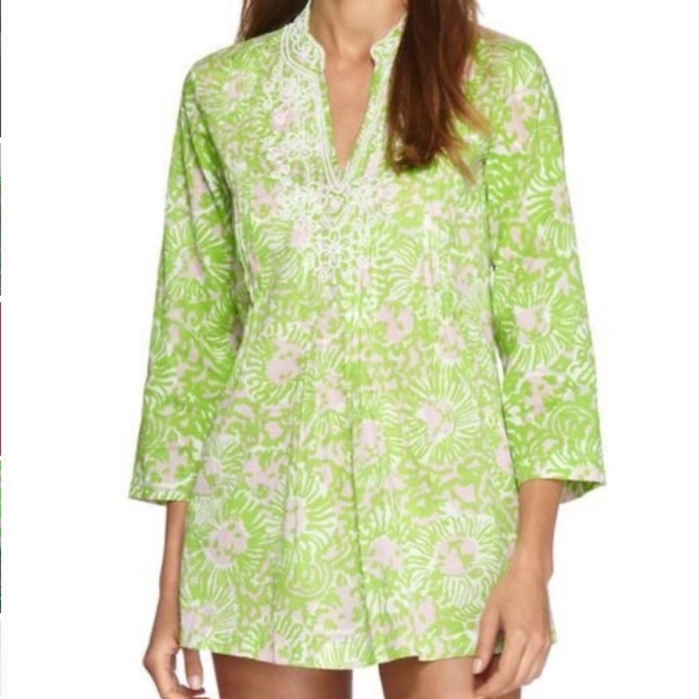 Lilly Pulitzer beaded tunic